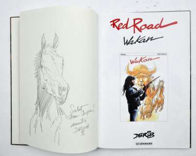 Derib Red Road Tirage... | DERIB Red Road Tirage de tête de l’album édité au... | Vermot et Associés