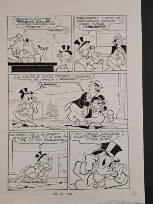 De Vita, Massimo - 1 Original page - Paperinik e il Dramma Ciclico | Catawiki