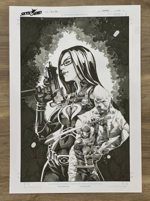 GI JOE #1 KAEL NGU ORIGINAL COVER ART
