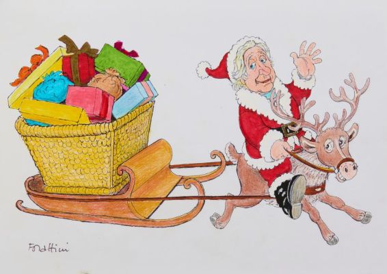 Lot 18 - FORATTINI GIORGIO (n. 1931) - Santa Claus | Capitolium Art