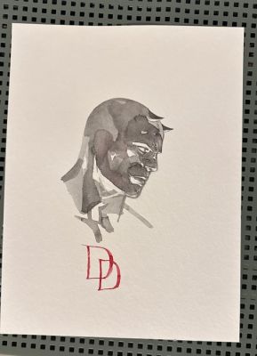 Alex Maleev - 1 Pencil drawing - Daredevil | Catawiki