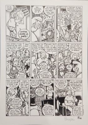 Frank Margerin - 1 Original page - Lucien Tome 10 - Père et fils - 2009 | Catawiki