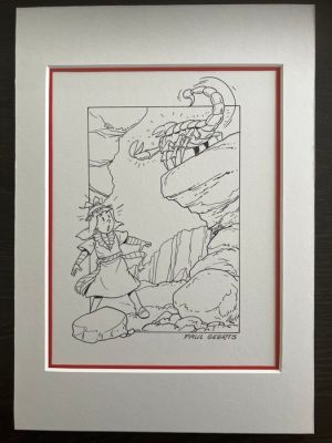 Geerts, Paul - 1 Original drawing - Suske en Wiske - De Scherpe Schorpioen (alternatieve covertekening) | Catawiki