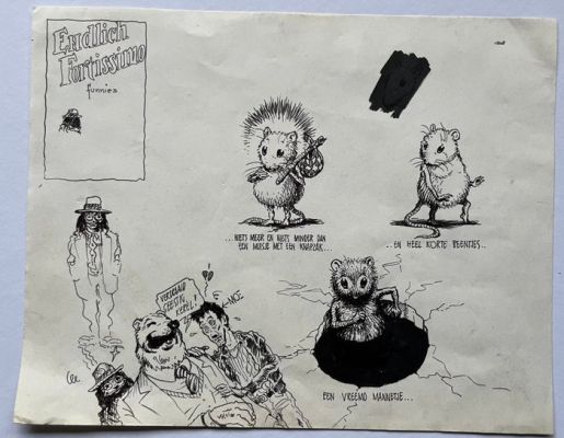 Pontiac, Peter - 1 Original drawing - Endlich Fortissimo | Catawiki