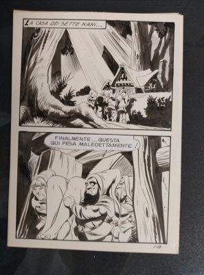 Leone Frollo - 5 Original page - Biancaneve - 1972 | Catawiki