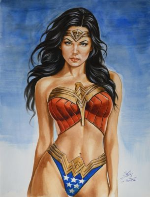 Sly - Wonder Woman homage | Catawiki