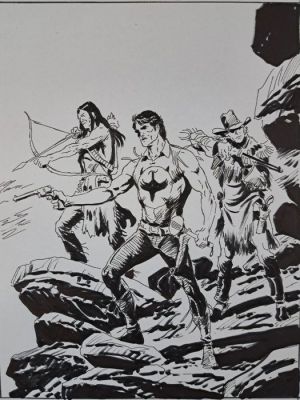 Piccinelli, Alessandro - 1 Original cover - Zagor - Fratelli di Sangue | Catawiki