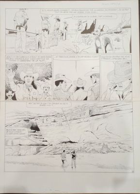 Renaud - 1 Original page - Santiag T2 - Le Gardien de la nuit - 1992 | Catawiki