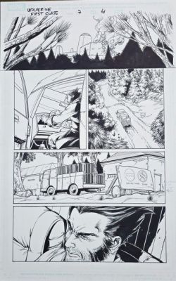 Scott Cummings & Manuel Cifuentes - 1 Original page - Wolverine, X-Men - Wolverine Firts Class - 2008 | Catawiki