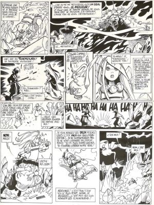 Georges Bess - Alejandro Jodorowski - 1 Original page - Les Jumeaux magiques / The Magical Twins - 1987