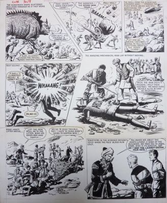 Kearon, Ted - Original page - Archie de man van staal - The Death Lizard - 1970 | Catawiki