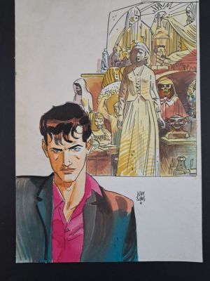 Siniscalchi, Luigi - 1 Original colour drawing - Dylan Dog | Catawiki