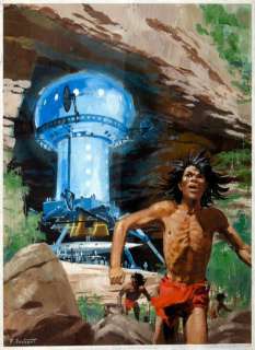 Joubert, Pierre (1910-2002) | JOUBERT, Pierre ECHEC AUX VEGANS. Gouache pour la couverture du Marabo | Coutau Bégarie