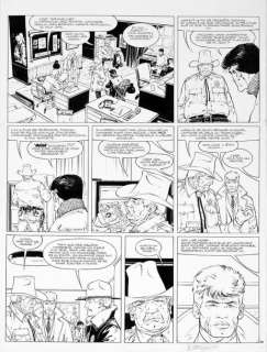 Vance, William (1935-2018) | VANCE, William XIII - JASON FLY Encre de chine pour la planche 36 de&h | Coutau Bégarie