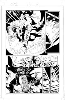 Ivan Reis | THE VISION #2 PG 6 Half Splash | Black Line Fever