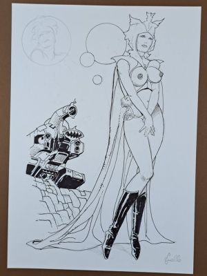 Frollo, Leone - 1 Original drawing - Spatial Girl | Catawiki