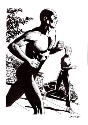 Muscatiello, Antonio - Original drawing - Diabolik - In Fuga - 2026 | Catawiki