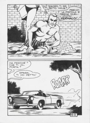 Magnus - 1 Original page - Kriminal n. 57 - " L’invidia Corrode " | Catawiki