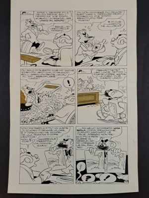 Scarpa, Romano - 1 Original page - Topolino e la Nave del Microcosmo - 1957 | Catawiki