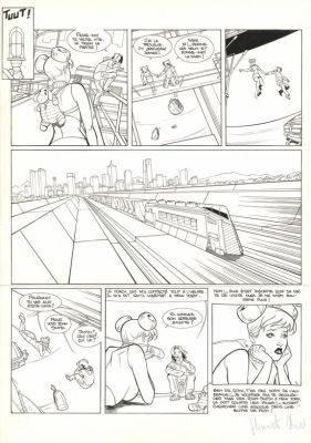 Alain Henriet | Planche originale n°16 - Daytona - Golden Cup | Daniel Maghen