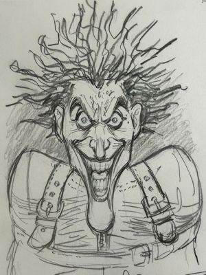 Garcia- Lopez, Jose - 1 Original page - Joker - The Joker in Straight Jacket - 1988 | Catawiki