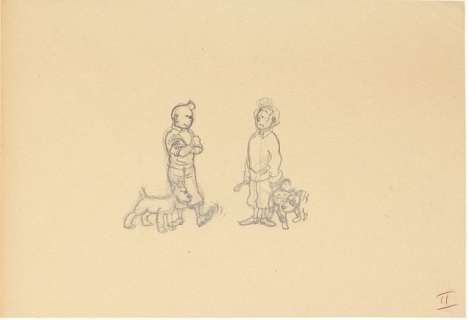 Hergé Georges Remi Dit (1907-1983) | TINTIN ET MILOU | Artcurial