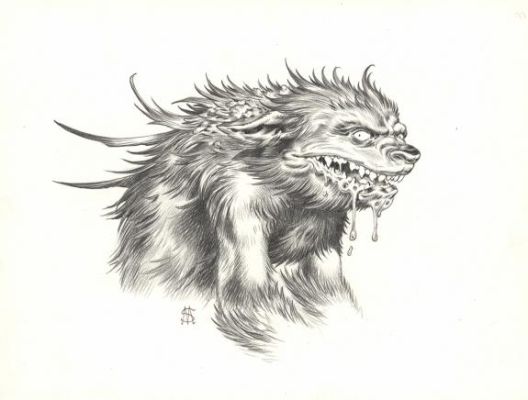 Stan Manoukian | Illustration originale - Les Monstres - L’Encyclopédie du Merveilleux | Daniel Maghen