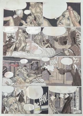 Erich Von Götha - 1 Original page - The troubles of Janice | Catawiki