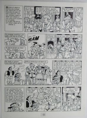 Paul Geerts - 1 Original page - Suske en Wiske - De kleine postruiter - 1990 | Catawiki