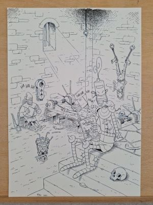 De Decker, Frodo - 1 Original drawing - De Ridder - Inkttekening advertentie in Eppo stripblad - 2021 | Catawiki