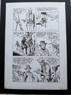 Hermann (Huppen, Hermann) - 1 Original page - Comanche - Red Dust