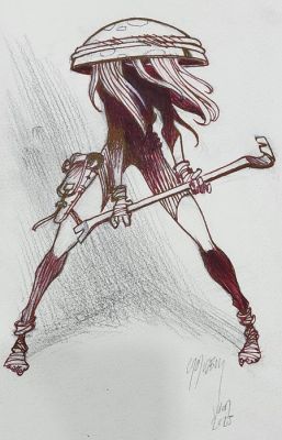 Cromwell (David, Didier) - 1 Original colour drawing - Anita Bomba | Catawiki