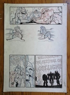 Atilio Rojo - Transformers #31 - More than meets the eye /dawn of the autobots - 1 page d’origine - EO - 2015 | Catawiki