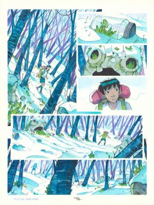 Davide Tosello | Planche originale n°42 - Maison Croa Croa | Daniel Maghen