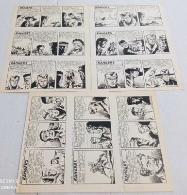 Chiomenti, Vicenzo - 3 Original page - Nik il Piccolo Poliziotto - Ranger - 1955 | Catawiki