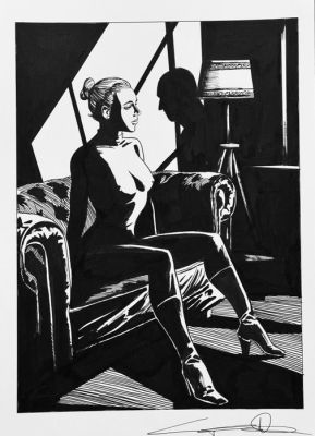 Candita, Giuseppe - 1 Original drawing - G.candita - Eva Kant - aspettando il mio amore - 2026 | Catawiki