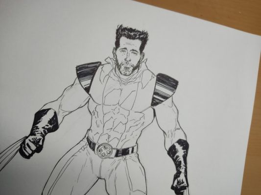 Marco Foderà - 1 Original drawing - Wolverine - Wolverine/Ryan Reynolds - 2018 | Catawiki