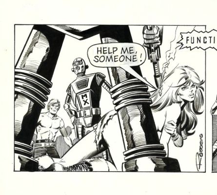 Romero, Enric Badia - 1 Original page - Axa - strip #578 - Signed - 1980 | Catawiki