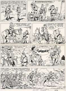 Willy Lambil (Willy Lambillotte Dit) Né En 1936 | LES TUNIQUES BLEUES - TOME 13 | Artcurial