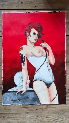 Olivia Desart - 1 Original page - plaisir folklorique - Plaisir fouet - 2019 | Catawiki