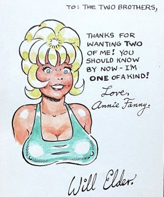 Elder, Will - 1 Original colour drawing - Little Annie Fanny | Catawiki