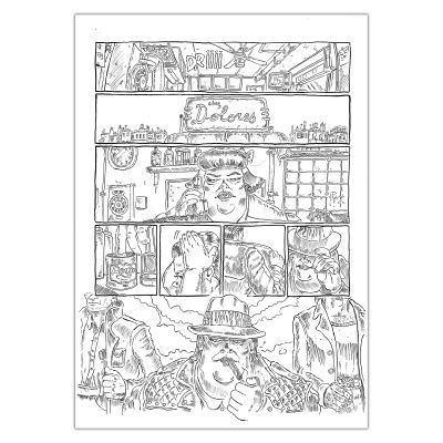 Le Turk | Dead Train - Planche originale page 138 | Achetez de l’Art