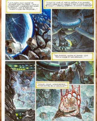 Gimenez, Juan - Original colour page - The Metabarons Vol. 2 “Honorata" | Catawiki