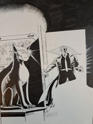 Castellini, Claudio - 1 Original cover - Nathan Never: Caccia al Ladro