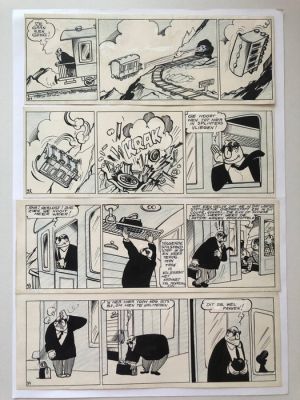 Sleen, Marc - 1 Original page - Nero - De gouden vrouw | Catawiki