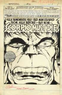 Giffen, Keith - DEFENDERS, THE 1972-86 #50 Title Splash | ComicConnect