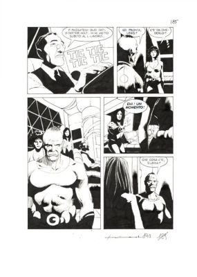 Roi, Corrado - 1 Original page - Nathan Never Gigante #17 - "I giorni della maschera" - 2014
