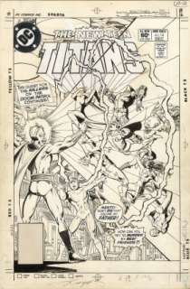Perez, George - NEW TEEN TITANS (1980-84) #14 Cover | ComicConnect