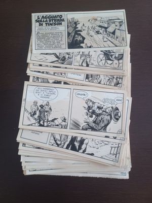 Bignotti, Franco - 55 Original page - Hondo Serie Falco - L’agguato sulla strada di Tucson - 1957 | Catawiki