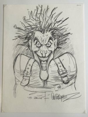 Garcia- Lopez, Jose - 1 Original drawing - Joker - Straight Jacket - 1988 | Catawiki